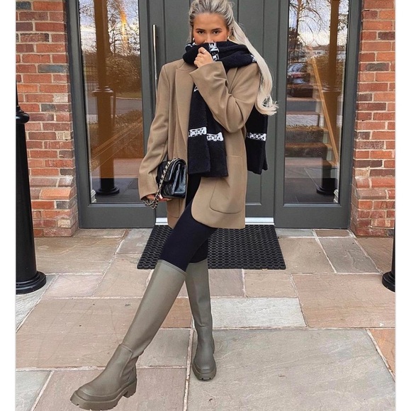 Zara Khaki green Rain Boots - Picture 3 of 12